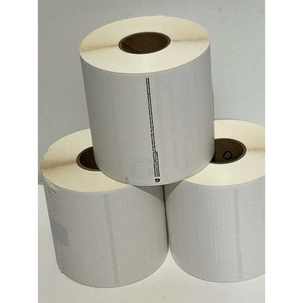 Thermal Shipping Labels 4x6 White Self Adhesive 3 Rolls Perforated